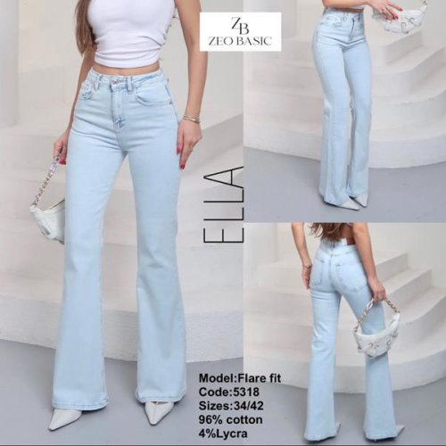 Джинсы Jeans Style (34-42) 5318 l.blue (деми) Jeans Style 5318 l.blue