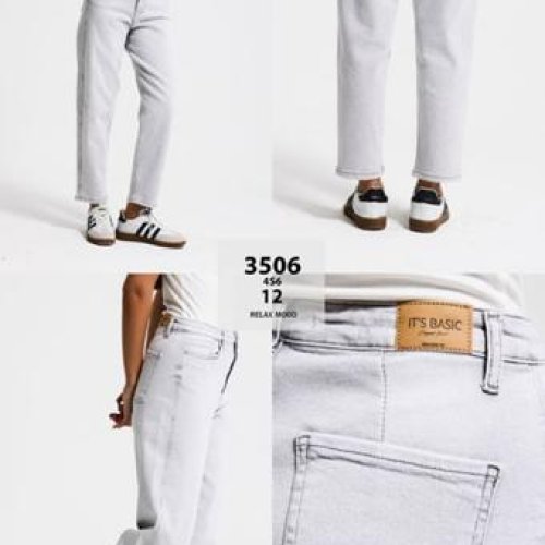 Джинсы Jeans Style (34-42) 3506-4S6-12 l.grey (деми) Jeans Style 3506-4S6-12 l.grey