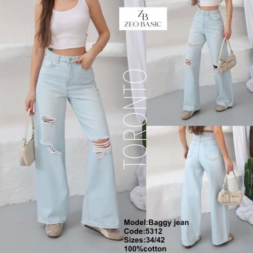 Джинсы Jeans Style (34-42) 5312 l.blue (деми) Jeans Style 5312 l.blue