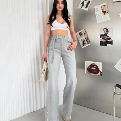 Джинсы Jeans Style (34-42) 325-1749 l.grey (деми) Jeans Style 325-1749 l.grey