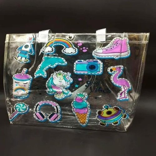 Сумка Luna-bag (47*29*14) 7486 l.blue-pink (лето) Luna-bag 7486 l.blue-pink