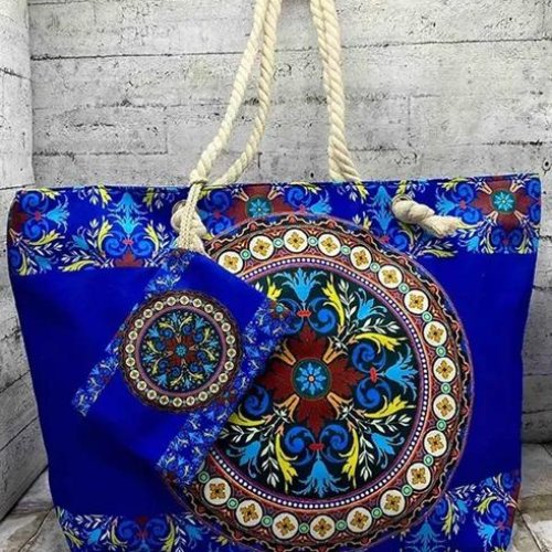 Сумка Luna-bag (59*40*18) 8664 blue (лето) Luna-bag 8664 blue