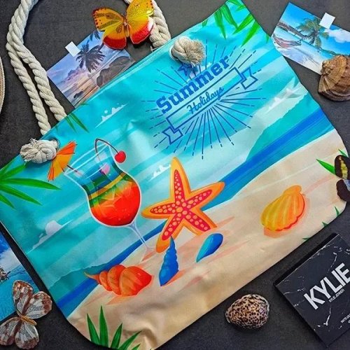 Сумка Luna-bag (54*40*15) 8976-2 l.blue (лето) Luna-bag 8976-2 l.blue