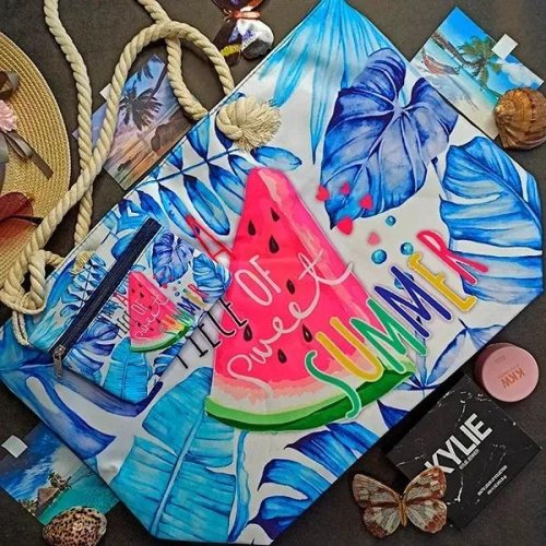 Сумка Luna-bag (58*39*18) 8980-2 l.blue (лето) Luna-bag 8980-2 l.blue