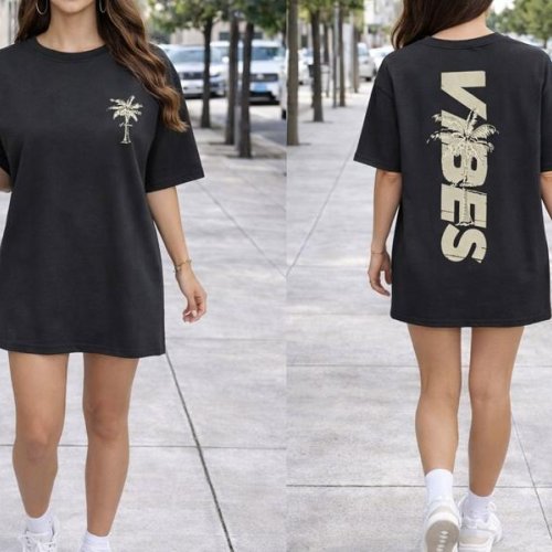 Футболка Elena&Vika (50-54) 25077 black (лето) Elena&Vika 25077 black