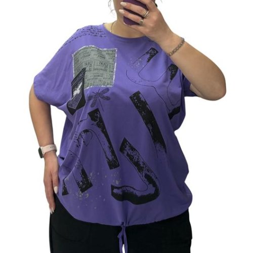 Футболка Elena&Vika (54-64) 25082 purple (лето) Elena&Vika 25082 purple