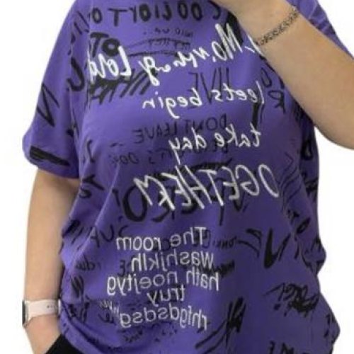 Футболка Elena&Vika (54-64) 25084 purple (лето) Elena&Vika 25084 purple