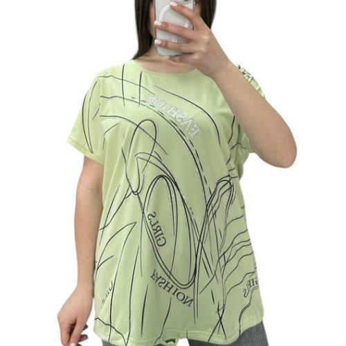 Футболка Elena&Vika (52-56) 25315 mint (лето) Elena&Vika 25315 mint