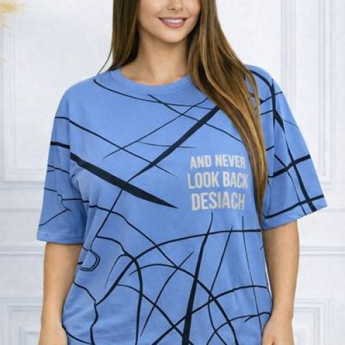 Футболка Elena&Vika (54-58) 26009 l.blue (лето) Elena&Vika 26009 l.blue