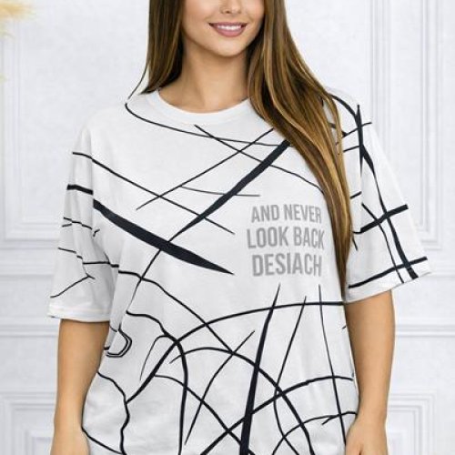 Футболка Elena&Vika (54-58) 26009 white (лето) Elena&Vika 26009 white