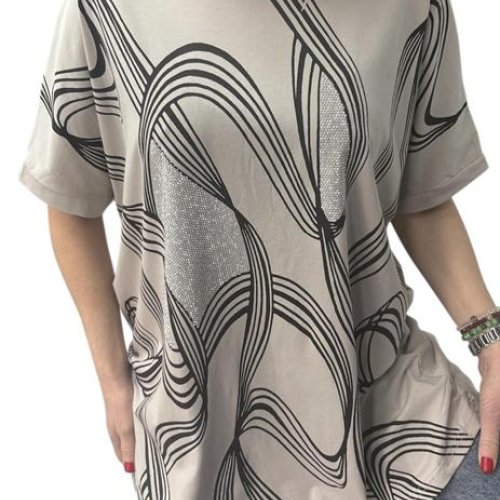 Футболка Elena&Vika (54-58) 26010 grey (лето) Elena&Vika 26010 grey