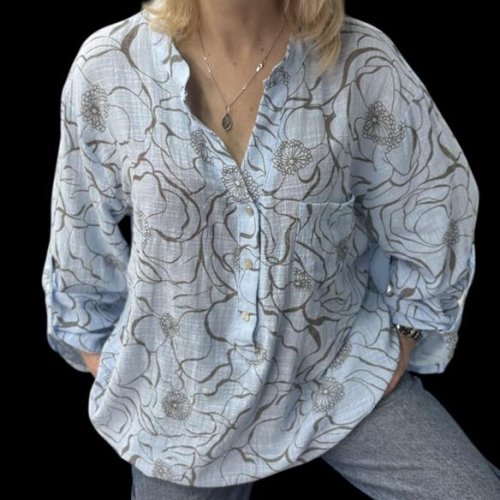 Рубашка Elena&Vika (50-56) 26022 l.blue (деми) Elena&Vika 26022 l.blue