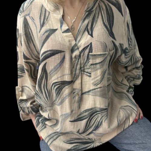 Рубашка Elena&Vika (50-56) 26024 beige (деми) Elena&Vika 26024 beige