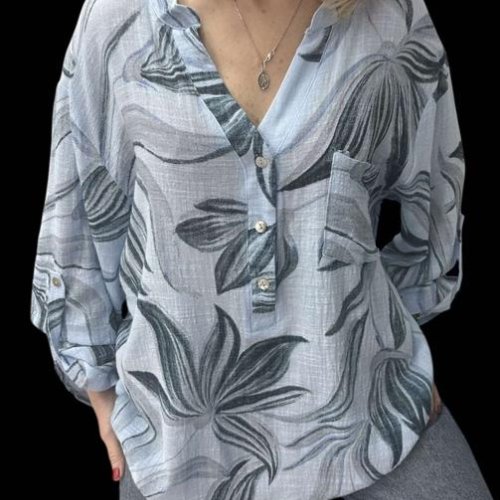 Рубашка Elena&Vika (50-56) 26024 l.blue (деми) Elena&Vika 26024 l.blue