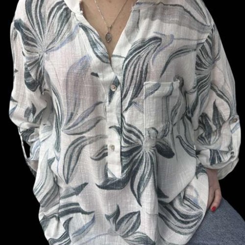 Рубашка Elena&Vika (50-56) 26024 white (деми) Elena&Vika 26024 white