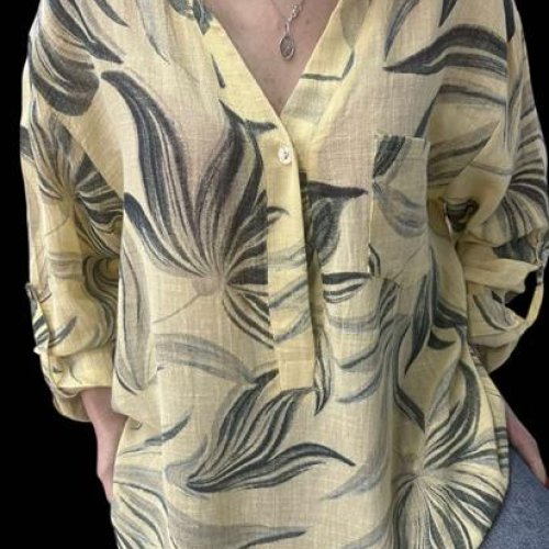 Рубашка Elena&Vika (50-56) 26024 yellow (деми) Elena&Vika 26024 yellow