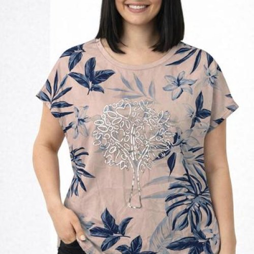 Футболка Elena&Vika (50-56) 26025 beige (лето) Elena&Vika 26025 beige