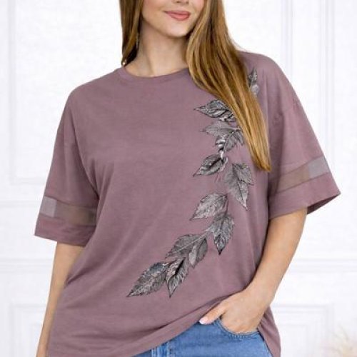 Футболка Elena&Vika (58-62) 26036 brown (лето) Elena&Vika 26036 brown