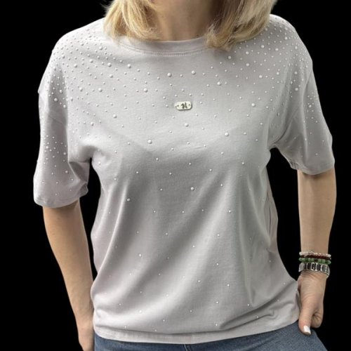 Футболка Elena&Vika (46-50) 26108 l.grey (лето) Elena&Vika 26108 l.grey