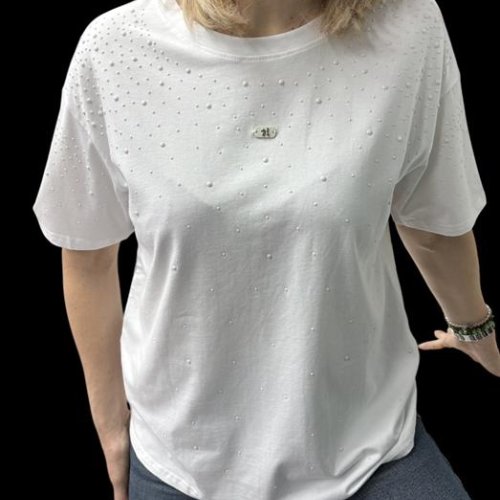 Футболка Elena&Vika (46-50) 26108 white (лето) Elena&Vika 26108 white