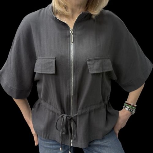 Рубашка Elena&Vika (46-50) 26118 black (лето) Elena&Vika 26118 black