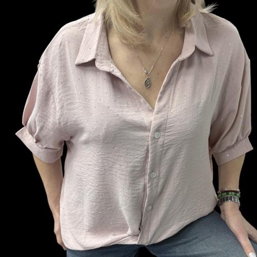 Рубашка Elena&Vika (48-52) 26120 beige (лето) Elena&Vika 26120 beige