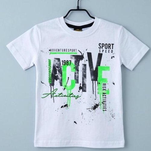 Футболка Dino (5-8) DN346 white (лето) Dino DN346 white