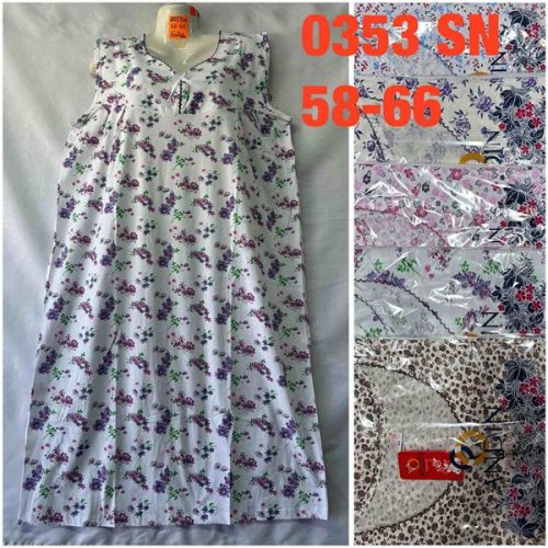 Ночнушка HomeWear (58-66) 0353SN mix (лето) HomeWear 0353SN mix