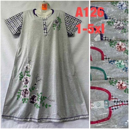 Ночнушка HomeWear (48-58) A126 mix (лето) HomeWear A126 mix