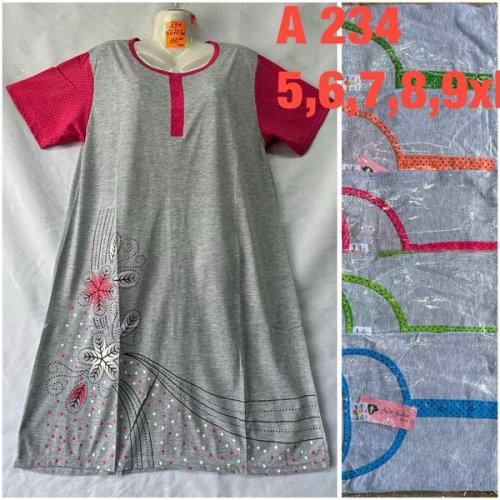 Ночнушка HomeWear (5XL-9XL) A234 mix (лето) HomeWear A234 mix