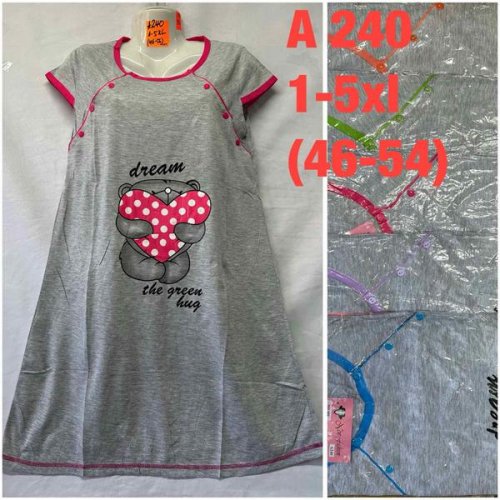 Ночнушка HomeWear (46-54) A240 mix (лето) HomeWear A240 mix