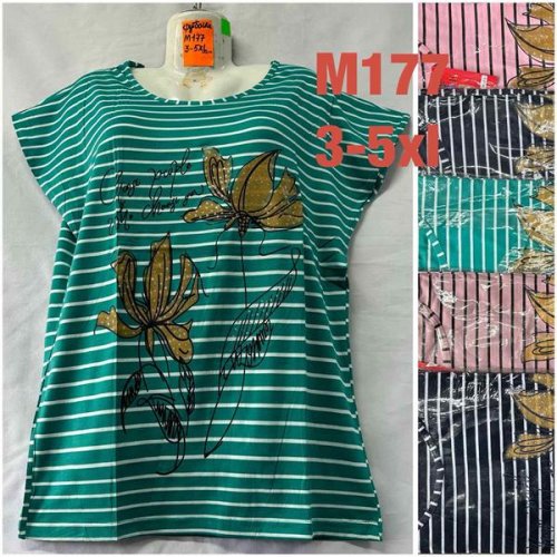 Футболка HomeWear (3XL-5XL) M177 mix (лето) HomeWear M177 mix