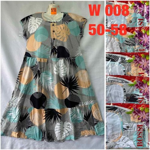 Платье HomeWear (50-58) W008 mix (лето) HomeWear W008 mix