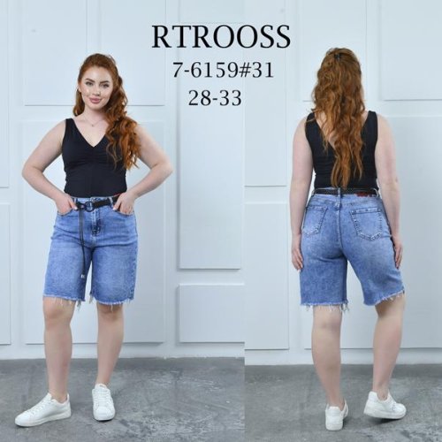 Шорты Jeans Club (28-33) 6159 l.blue (лето) Jeans Club 6159 l.blue