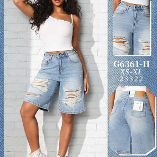 Шорты Jeans Club (XS-XL) G6361H l.blue (лето) Jeans Club G6361H l.blue