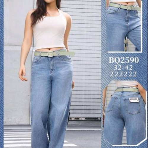 Джинсы Jeans Club (32-42) BQ2590 l.blue (деми) Jeans Club BQ2590 l.blue