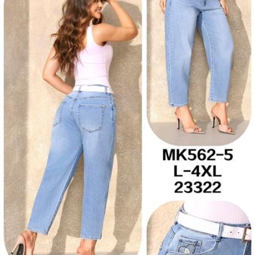 Джинсы Jeans Club (L-4XL) MK562-5 l.blue (деми) Jeans Club MK562-5 l.blue