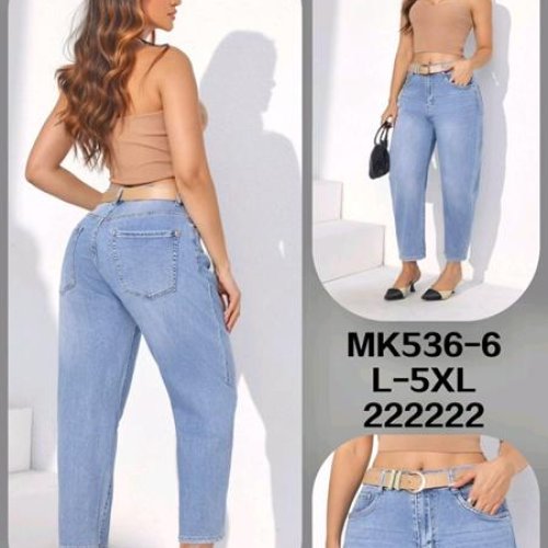 Джинсы Jeans Club (L-5XL) MK536-6 l.blue (деми) Jeans Club MK536-6 l.blue