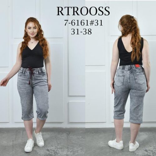 Бриджи Jeans Club (31-38) 7-6161 grey (лето) Jeans Club 7-6161 grey