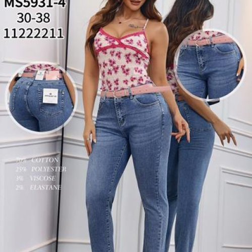 Джинсы Jeans Club (30-38) MS5931-4 blue (деми) Jeans Club MS5931-4 blue