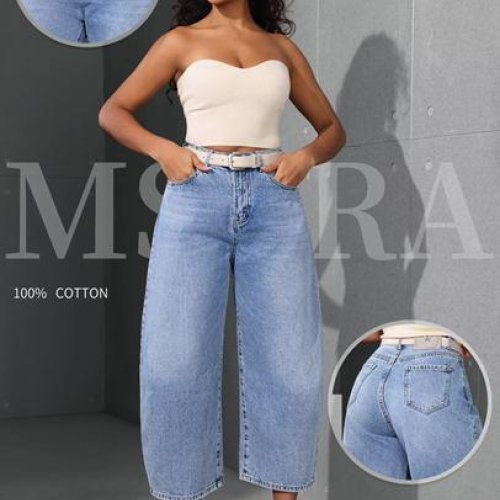 Бриджи Jeans Club (XS-XL) BR1021-4 l.blue (лето) Jeans Club BR1021-4 l.blue