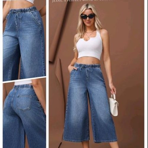 Бриджи Jeans Club (XS-XL) QR2177-4 blue (лето) Jeans Club QR2177-4 blue