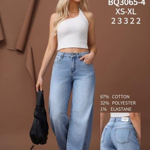 Джинсы Jeans Club (XS-XL) BQ3065-4 l.blue (деми) Jeans Club BQ3065-4 l.blue