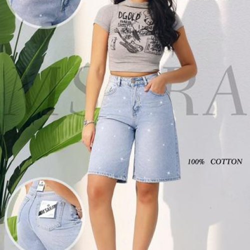 Шорты Jeans Club (S-2XL) G6338-5 l.blue (лето) Jeans Club G6338-5 l.blue