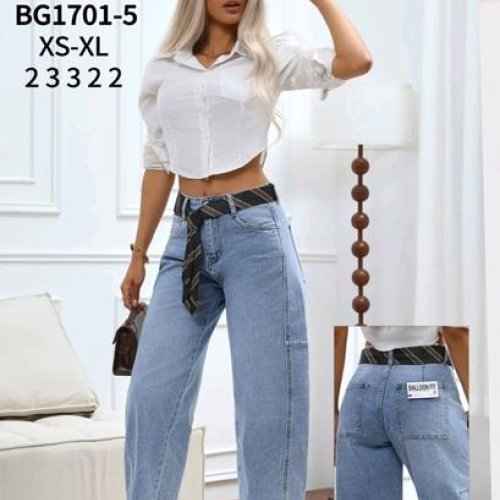 Джинсы Jeans Club (XS-XL) BG1701-5 l.blue (деми) Jeans Club BG1701-5 l.blue