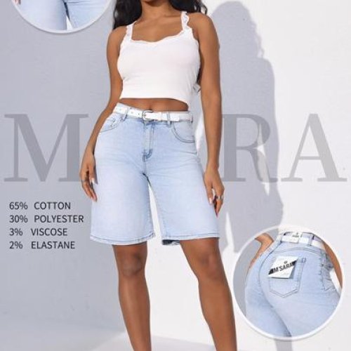 Шорты Jeans Club (XS-XL) G6517-6 l.blue (лето) Jeans Club G6517-6 l.blue