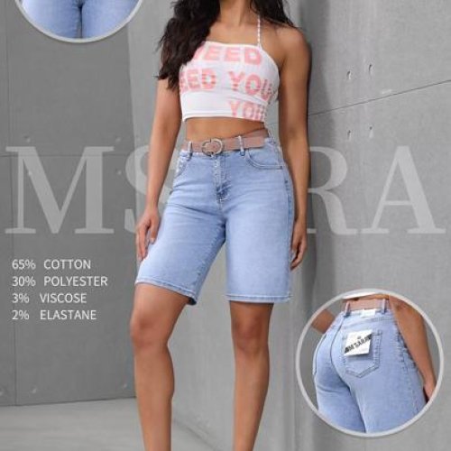 Шорты Jeans Club (XS-XL) G6518-5 l.blue (лето) Jeans Club G6518-5 l.blue