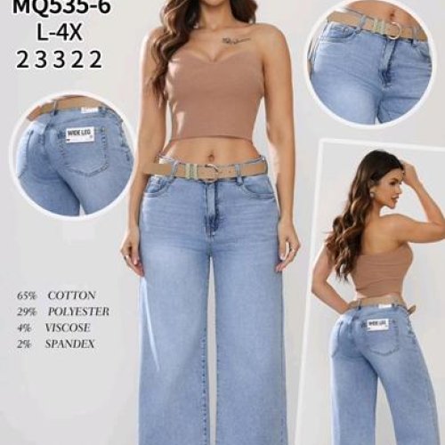 Джинсы Jeans Club (L-4XL) MQ535-6 l.blue (деми) Jeans Club MQ535-6 l.blue