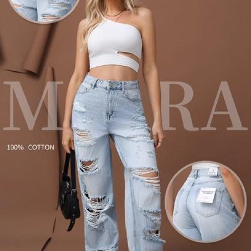 Джинсы Jeans Club (XS-XL) BS1153 l.blue (деми) Jeans Club BS1153 l.blue