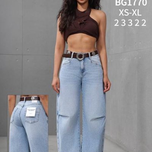 Джинсы Jeans Club (XS-XL) BG1770 l.blue (деми) Jeans Club BG1770 l.blue